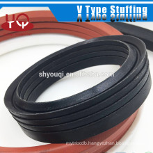 High compressing strength V packing seal Vee Stuffing packing ring for a vacuum pump rubber oil seals